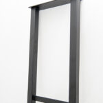 Wall Series Wine Rack Frame in Satin Black finish