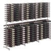 Island Display Rack Freestanding Retail Metal Wine Rack