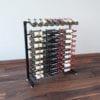 Island Display Rack Freestanding Retail Metal Wine Rack