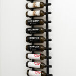 Série W4 Support à bouteilles mural en métal de 122cm (12-36 bouteilles) – Image 3