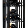 Case & Crate Bin with magnum wine bottles stored in matte black finish